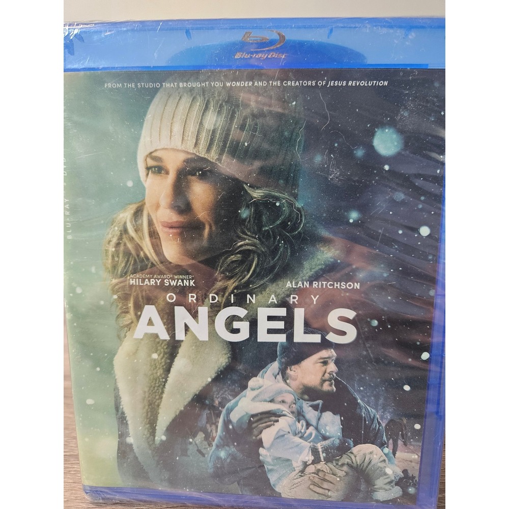 Ordinary Angels‎ Blu-ray Digital Hilary Swank Alan Ritchson Lionsgate 2024 New
